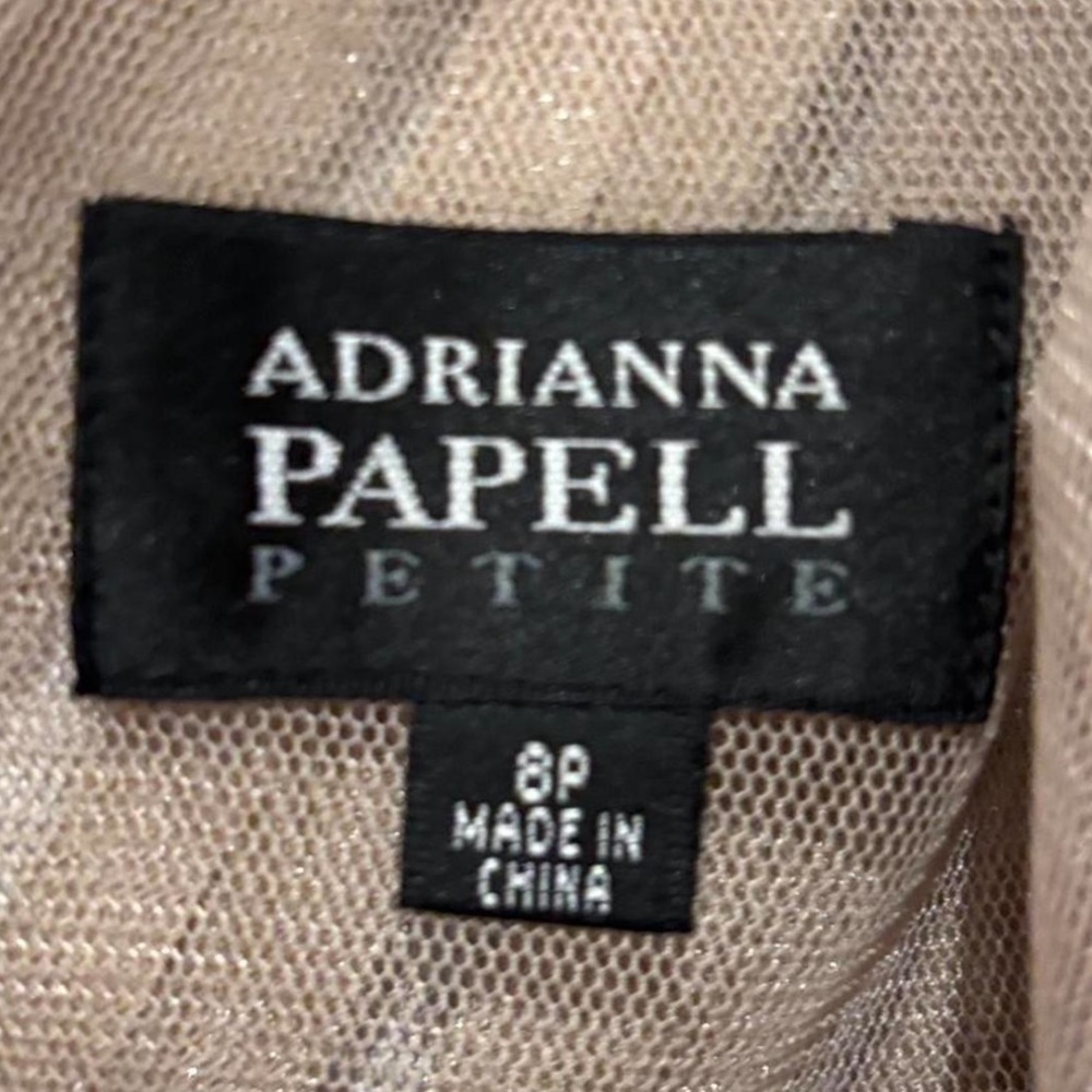 Adrianna Papell Gold Shimmer Dress - image 2